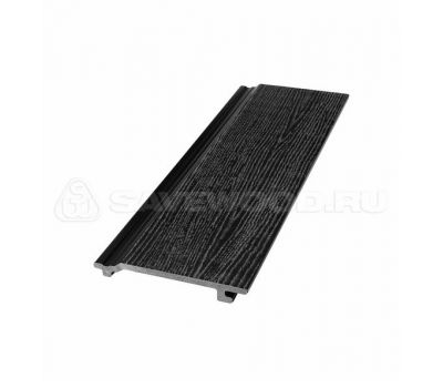 Cайдинг из ДПК SW Sorbus (R) Радиальный распил Черный от производителя  Savewood по цене 430 р