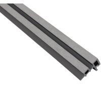 Угловой элемент ДПК для панели шлифованный Серый Угловой элемент ДПК для панели шлифованный Серый