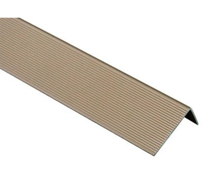 Угол алюминиевый завершающий 3000x51.5x30 мм Дуб от производителя OutDoor по цене 612 р Угол алюминиевый завершающий 3000x51.5x30 мм Дуб от производителя OutDoor по цене 612 р