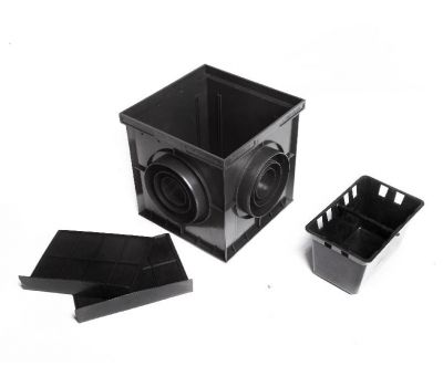 Дождеприемник пластиковый 300х300 (в сборе) от производителя  Аквасток по цене 960 р