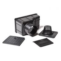 Ливнеприемник кровельный с вертикальным патрубком Чёрный Ливнеприемник кровельный с вертикальным патрубком Чёрный