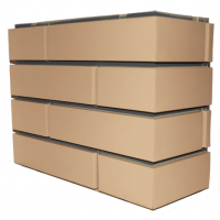 Пластиковая имитация кирпичного столба Желтый Пластиковая имитация кирпичного столба Желтый