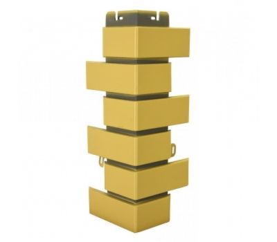 Угол наружный Кирпич клинкерный Желтый от производителя Альта-профиль по цене 681 р Угол наружный Кирпич клинкерный Желтый от производителя Альта-профиль по цене 681 р