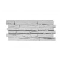 Цокольный сайдинг «Сланец» Белый Цокольный сайдинг «Сланец» Белый