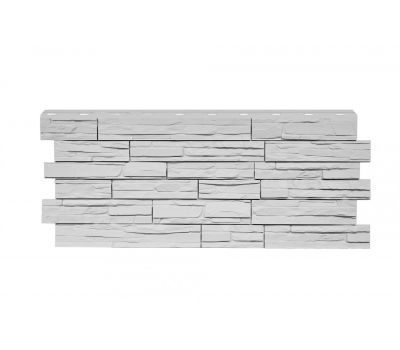 Цокольный сайдинг «Сланец» Белый от производителя Nordside по цене 557 р Цокольный сайдинг «Сланец» Белый от производителя Nordside по цене 557 р