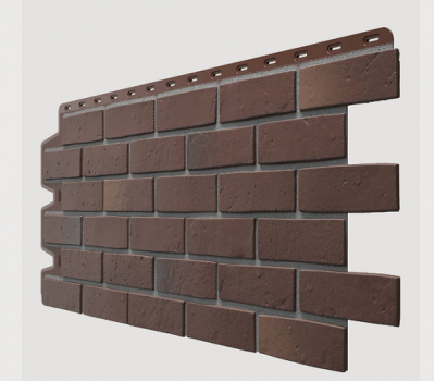 Фасадные панели (цокольный сайдинг) , Berg (кирпич), Braunberg Коричневый от производителя  Docke по цене 679 р