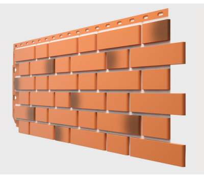 Фасадные панели Flemish (гладкий кирпич) Красный жженый от производителя  Docke по цене 666 р
