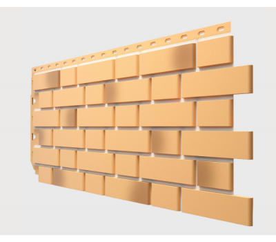 Фасадные панели Flemish (гладкий кирпич) Желтый жженый от производителя  Docke по цене 666 р