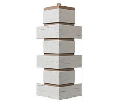 Угол Кирпич Саман - Белый от производителя  Т-сайдинг по цене 380 р