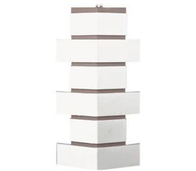 Угол Кирпич Модерн - Белый от производителя Т-сайдинг по цене 370 р Угол Кирпич Модерн - Белый от производителя Т-сайдинг по цене 370 р