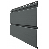 Виниловый сайдинг - серия PREMIUM Брус D6S Графит Виниловый сайдинг - серия PREMIUM Брус D6S Графит