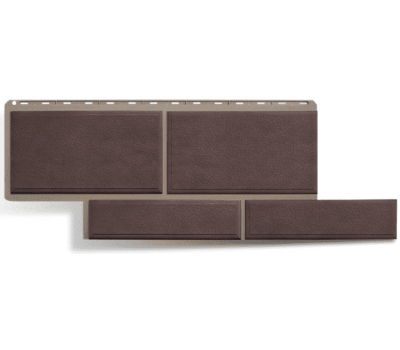 Фасадные панели (цокольный сайдинг) Флорентийский камень Коричневый от производителя Альта-профиль по цене 598 р Фасадные панели (цокольный сайдинг) Флорентийский камень Коричневый от производителя Альта-профиль по цене 598 р