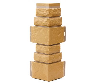 Угол Дикий камень - Бежевый от производителя Т-сайдинг по цене 380 р Угол Дикий камень - Бежевый от производителя Т-сайдинг по цене 380 р