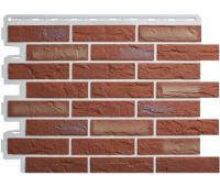 Фасадные панели (цокольный сайдинг) Кирпич рижский - 02 Фасадные панели (цокольный сайдинг) Кирпич рижский - 02