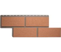 Фасадные панели (цокольный сайдинг) Неаполитанский камень Персиковый Фасадные панели (цокольный сайдинг) Неаполитанский камень Персиковый