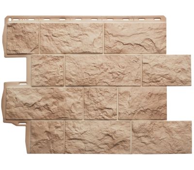 Фасадные панели (цокольный сайдинг) Туф Итальянский от производителя  Альта-профиль по цене 623 р