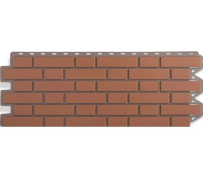 Фасадные панели (цокольный сайдинг) Кирпич клинкерный Красный от производителя Альта-профиль по цене 680 р Фасадные панели (цокольный сайдинг) Кирпич клинкерный Красный от производителя Альта-профиль по цене 680 р