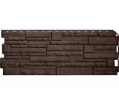 Фасадные панели Скалистый камень ЭКО Коричневый от производителя Альта-профиль по цене 595 р Фасадные панели Скалистый камень ЭКО Коричневый от производителя Альта-профиль по цене 595 р