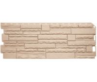 Фасадные панели Скалистый камень ЭКО Кремовый Фасадные панели Скалистый камень ЭКО Кремовый