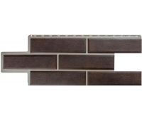 Фасадные панели (цокольный сайдинг) Венецианский камень Коричневый Фасадные панели (цокольный сайдинг) Венецианский камень Коричневый