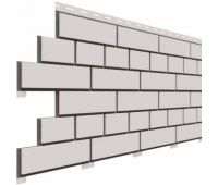 Цокольный сайдинг коллекция Кирпич - Белый Цокольный сайдинг коллекция Кирпич - Белый