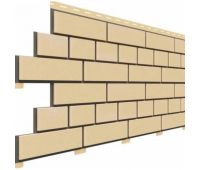 Цокольный сайдинг коллекция Кирпич - Светло-желтый Цокольный сайдинг коллекция Кирпич - Светло-желтый
