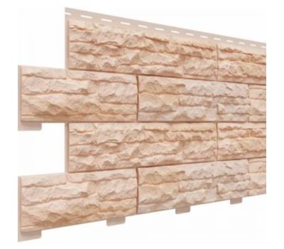 Цокольный сайдинг коллекция Скалистый риф премиум - Терракот от производителя  Доломит по цене 740 р