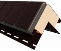 Угол к Фасадным Термопанелям Наружный Кирпич 20 мм Коричневый Угол к Фасадным Термопанелям Наружный Кирпич 20 мм Коричневый