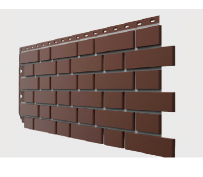 Фасадные панели Flemish (гладкий кирпич) Коричневый от производителя Docke по цене 627 р Фасадные панели Flemish (гладкий кирпич) Коричневый от производителя Docke по цене 627 р