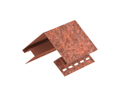 Наружный угол Стоун-хаус Кирпич Красный от производителя  Ю-Пласт по цене 0 р