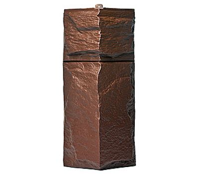 Угол Гранит Леон - Коричневый от производителя Т-сайдинг по цене 380 р Угол Гранит Леон - Коричневый от производителя Т-сайдинг по цене 380 р