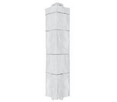 Угол наружный для Цокольного сайдинга Белый от производителя Canada Ridge по цене 220 р Угол наружный для Цокольного сайдинга Белый от производителя Canada Ridge по цене 220 р