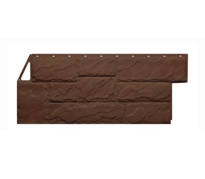 Фасадные панели (цокольный сайдинг) коллекция Камень Крупный - Коричневый от производителя Fineber по цене 757 р Фасадные панели (цокольный сайдинг) коллекция Камень Крупный - Коричневый от производителя Fineber по цене 757 р