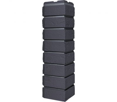 Угол наружный Коллекция кирпич баварский Графит от производителя  Fineber по цене 540 р