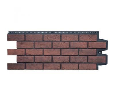 Фасадные панели Cостаренный кирпич Элит Кофе (Жжёный) чёрный ШОВ от производителя  Grand Line по цене 720 р