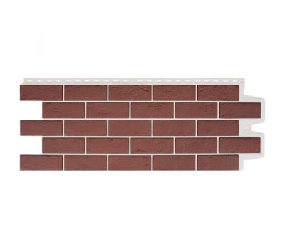 Фасадные панели Cостаренный кирпич Элит Корица (Махагон) белый ШОВ от производителя  Grand Line по цене 720 р