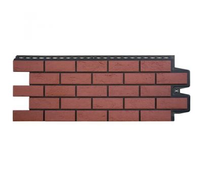 Фасадные панели Cостаренный кирпич Элит Корица (Махагон) чёрный ШОВ от производителя  Grand Line по цене 720 р