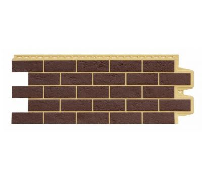 Фасадные панели Cостаренный кирпич Элит Каштан песочный ШОВ от производителя  Grand Line по цене 720 р