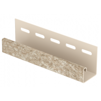 J-планка Стоун Хаус Кварцит Светло-Бежевый J-планка Стоун Хаус Кварцит Светло-Бежевый