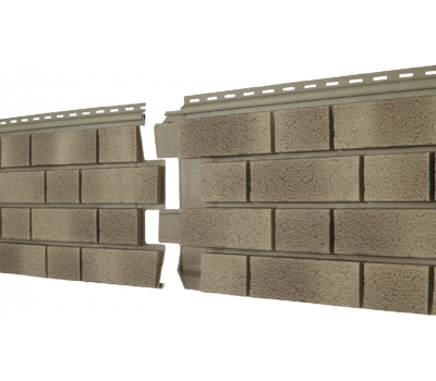 Фасадная панель Стоун Хаус S-Lock Клинкер Балтик Пустыня от производителя  Ю-Пласт по цене 561 р