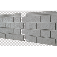 Фасадная панель Стоун Хаус S-Lock Клинкер Нордик Дым Фасадная панель Стоун Хаус S-Lock Клинкер Нордик Дым