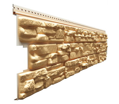 Фасадные панели - серия LUX ROCKY под камень Пекан от производителя  Docke по цене 454 р