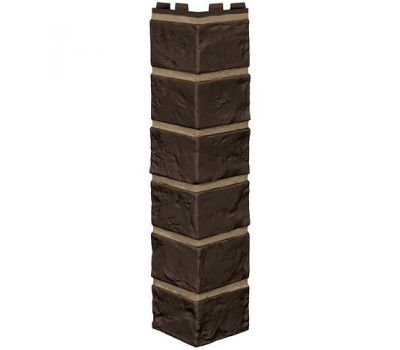 Угол наружный Оптима Кирпич Темно-Коричневый от производителя  ТЕХНОНИКОЛЬ по цене 535 р