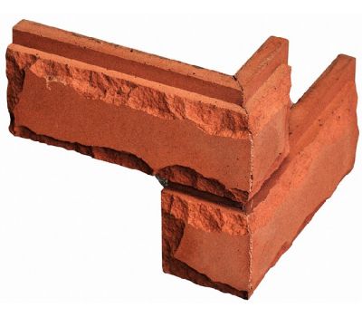 Угловой элемент«Колотый кирпич» от производителя «Кирисс Фасад» по цене 290 р Угловой элемент«Колотый кирпич» от производителя «Кирисс Фасад» по цене 290 р