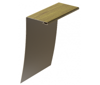 Околооконный профиль универсальный под дерево 89/254 мм Миндаль Околооконный профиль универсальный под дерево 89/254 мм Миндаль