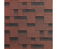 Гибкая черепица Матрица Красный Гибкая черепица Матрица Красный