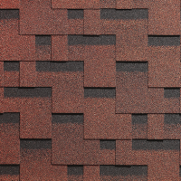 Гибкая черепица Матрица Красный Гибкая черепица Матрица Красный