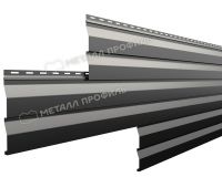 Металлический сайдинг МП СК-14х226 (PURMAN-20-9005-0.5) Черный темный Металлический сайдинг МП СК-14х226 (PURMAN-20-9005-0.5) Черный темный