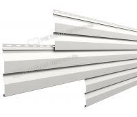 Металлический сайдинг МП СК-14х226 (PURMAN-20-9010-0.5) Чистый белый Металлический сайдинг МП СК-14х226 (PURMAN-20-9010-0.5) Чистый белый