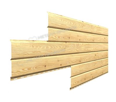 Металлический сайдинг Lбрус-15х240 (ECOSTEEL-01-Сосна-0.5) от производителя Металл Профиль по цене 1 550 р Металлический сайдинг Lбрус-15х240 (ECOSTEEL-01-Сосна-0.5) от производителя Металл Профиль по цене 1 550 р